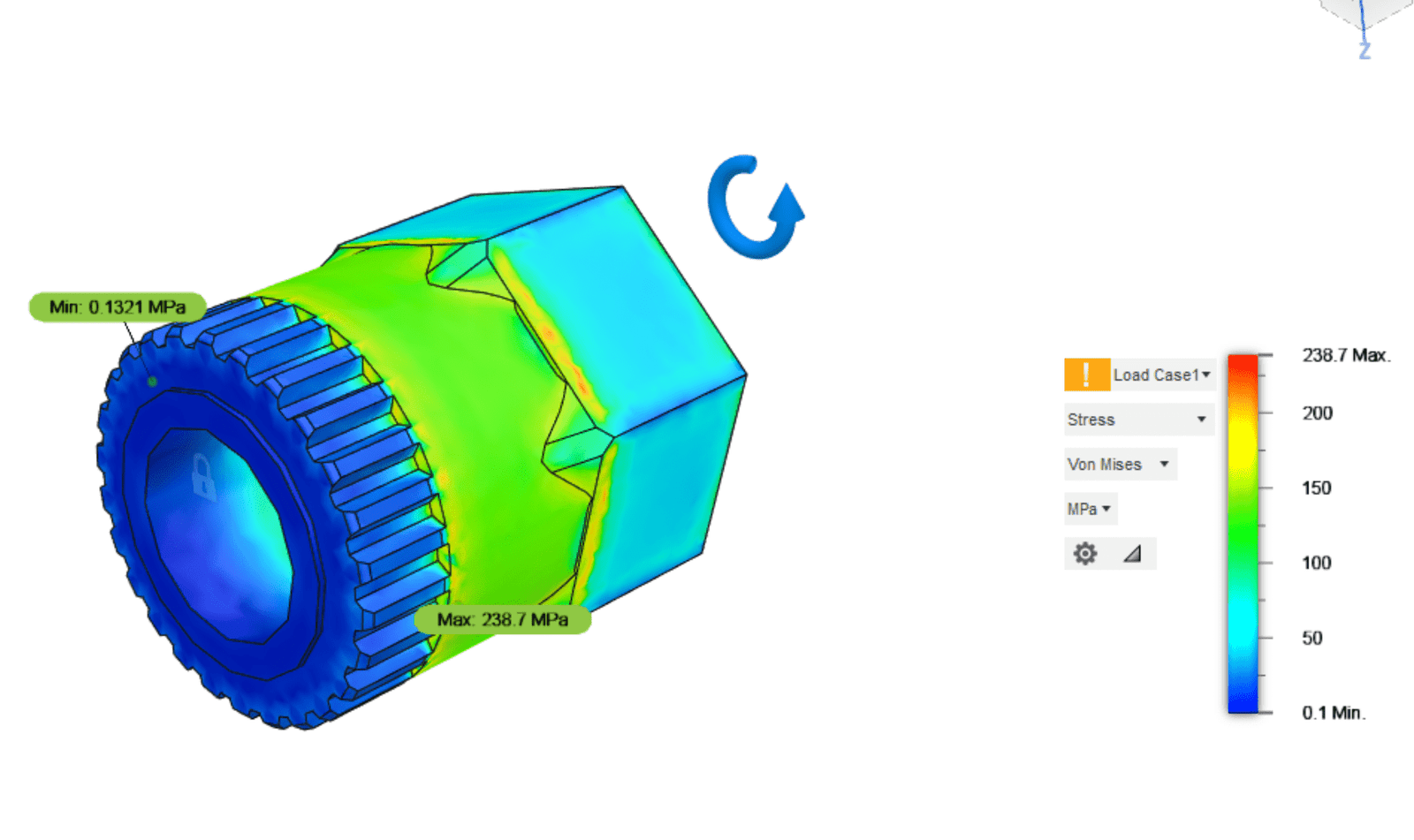 Stress Analysis Screen Shot